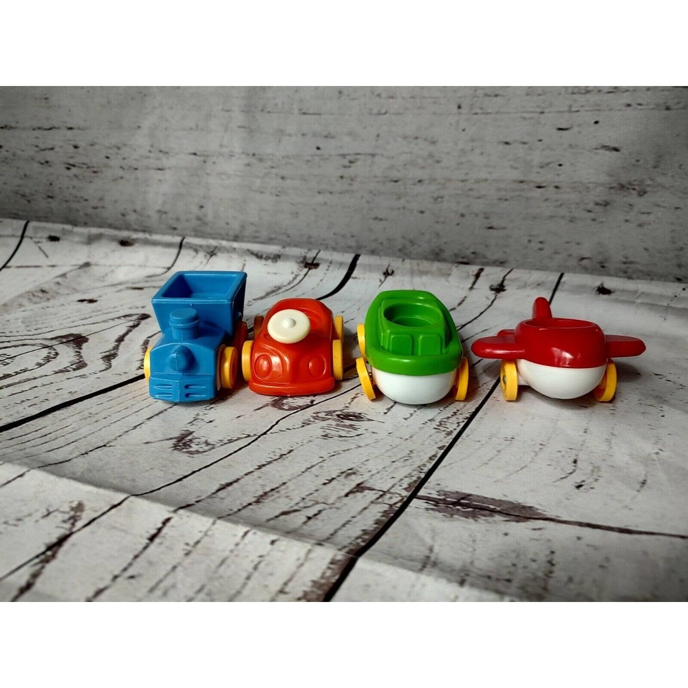 Vintage Fisher-Price Little People - Kids Vehicles Train Plane Car Boat